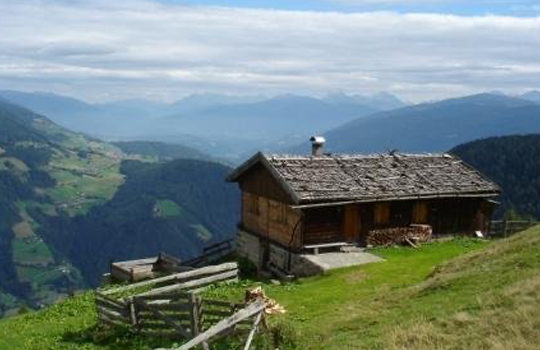 Auf ungefähr 1800 m befindet sich die Walderalm.